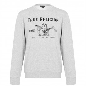 блуза,мъжки,ежедневни,облекла,мъжки,горнища,с,качулка,true,religion,buddha,sweatshirt,grey