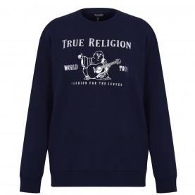 блуза,мъжки,ежедневни,облекла,мъжки,горнища,с,качулка,true,religion,buddha,sweatshirt,navy,silver