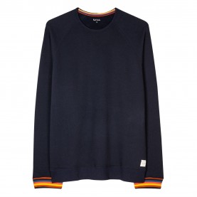 блуза,зимни,аксесоари,paul,smith,stripe,crew,sweatshirt,blue,48