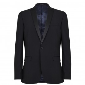 Яке Ted Baker Pine Slim Fit Tuxedo Jacket - Black яке,ted,baker,pine,slim,fit,tuxedo,jacket,black
