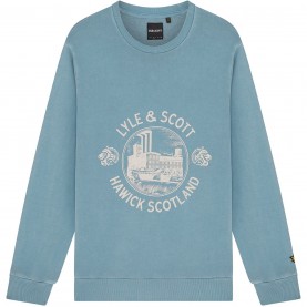 блуза,облекла,на,разпродажба,мъжки,блузи,lyle,and,scott,crew,sweatshirt,skipt,blue