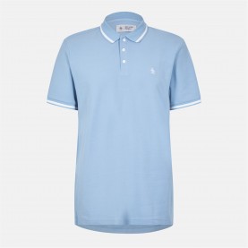 блуза,с,яка,облекла,на,разпродажба,мъжки,тениски,original,penguin,contrast,tipped,sleeve,polo,shirt,faded,denim