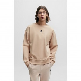 блуза,мъжки,ежедневни,облекла,мъжки,горнища,с,качулка,hugo,men's,dettil,crew,neck,sweatshirt,beige,267