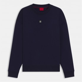 блуза,облекла,на,разпродажба,мъжки,ежедневни,облекла,мъжки,горнища,с,качулка,hugo,men's,dettil,crew,neck,sweatshirt,navy,418