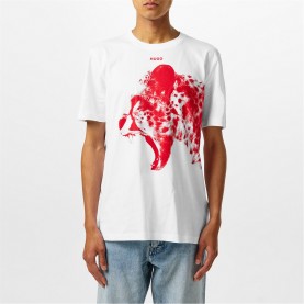 мъжки,тениски,hugo,dikobra,10260122,01,white,100