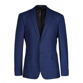 яке,ted,baker,men's,hoyle,slim,fit,check,suit,jacket,navy