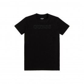юношеска,тениска,детски,облекла,guess,short,sleeve,t,shirt,juniors,black,a996,jblk