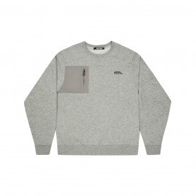 пуловер,мъжки,блузи,no,fear,mens,tech,crewneck,jumper,grey,marl