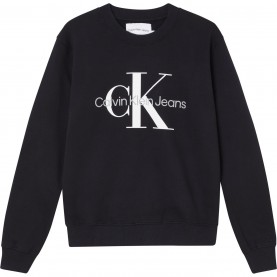 блуза,calvin,klein,jeans,classic,logo,crew,sweatshirt,black