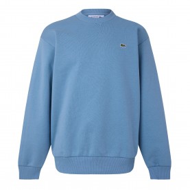 Блуза Lacoste Mens Basic Crew-Neck Sweatshirt - Blue 57I блуза,мъжки,горнища,с,качулка,мъжки,ежедневни,облекла,lacoste,men,s,basic,crew,neck,sweatshirt,blue,57i