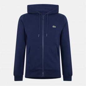 суичър,облекла,на,разпродажба,мъжки,ежедневни,облекла,мъжки,горнища,с,качулка,lacoste,men's,basic,full,zip,hoodie,blue,aey