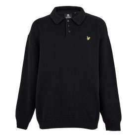 мъжки,тениски,lyle,and,scott,knitted,polo,sn99,jet,black