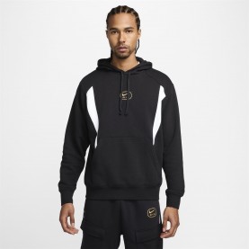 суичър,промоция,на,зимни,облекла,разпродажба,nike,мъжки,горнища,с,качулка,nike,nsw,sw,air,po,hoody,flc,bb,black,white