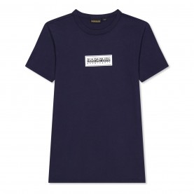 Юношеска тениска Napapijri Napa Chamois T-Shirt Juniors - Blu Marine 176 юношеска,тениска,детски,3/4,панталони,napapijri,napa,chamois,t,shirt,juniors,blu,marine,176