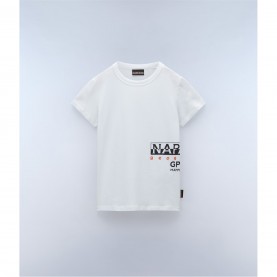 тениска,детски,3/4,панталони,napapijri,kids',eiger,t,shirt,white,002
