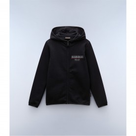 Суичър Napapijri Kids' Eiger Zip Hoodie - Black 041 суичър,детски,3/4,панталони,napapijri,kids',eiger,zip,hoodie,black,041