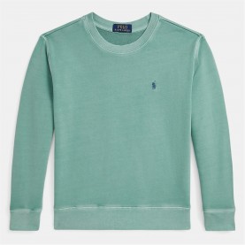 юношеска,блуза,детски,3/4,панталони,polo,ralph,lauren,logo,sweatshirt,juniors,faded,mint