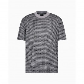 тениска,облекла,на,разпродажба,мъжки,тениски,emporio,armani,men's,regular,fit,jersey,t,shirt,grey,eagle