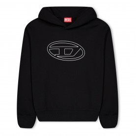 юношески,суичър,детски,облекла,diesel,logo,hoodie,juniors,black,k900
