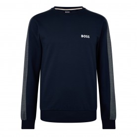 блуза,мъжки,ежедневни,облекла,мъжки,горнища,с,качулка,boss,tracksuit,sweatshirt,10166548,navy,white,403