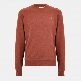блуза,облекла,на,разпродажба,мъжки,блузи,farah,tim,crew,sweatshirt,dark,teak
