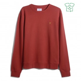 блуза,облекла,на,разпродажба,мъжки,блузи,farah,tim,crew,sweatshirt,crimson