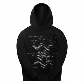Суичър DAILY PAPER Men's Rewind Over-The-Head Hoodie - Black суичър,мъжки,ежедневни,облекла,мъжки,горнища,с,качулка,daily,paper,men's,rewind,over,the,head,hoodie,black