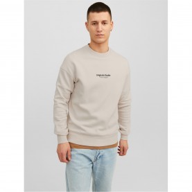 Блуза Jack and Jones Jorvester Crew Sweatshirt - Moonbeam блуза,мъжки,блузи,jack,and,jones,jorvester,crew,sweatshirt,moonbeam