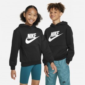 детски,суичър,промоция,на,зимни,облекла,разпродажба,nike,детски,горнища,с,качулка,nike,sportswear,club,fleece,big,kids',hoodie,black,white