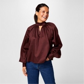 дамски,ризи,biba,biba,balloon,blouse,chocolate