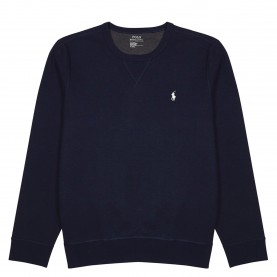 Блуза Polo Ralph Lauren Mens Cotton Crew-Neck Relaxed-Fit Sweatshirt - NAVY блуза,мъжки,ежедневни,облекла,мъжки,горнища,с,качулка,polo,ralph,lauren,men,s,cotton,crew,neck,relaxed,fit,sweatshirt,navy