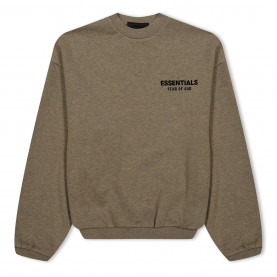 юношеска,блуза,детски,3/4,панталони,fear,of,god,essentials,crew,neck,sweatshirt,juniors,heather,grey