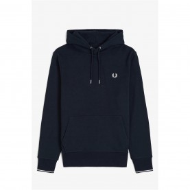 Суичър Fred Perry Men's Logo Hoodie - Navy 248 суичър,мъжки,ежедневни,облекла,мъжки,горнища,с,качулка,fred,perry,men's,logo,hoodie,navy,248