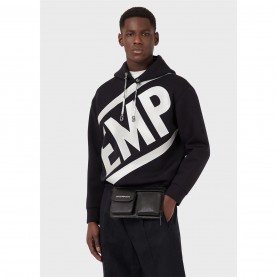 суичър,мъжки,ежедневни,облекла,мъжки,горнища,с,качулка,emporio,armani,l,print,hoodie,navy,blue