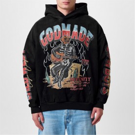 суичър,мъжки,ежедневни,облекла,мъжки,горнища,с,качулка,god,made,serenity,hoodie,black