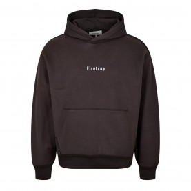 мъжки,суичър,мъжки,горнища,с,качулка,firetrap,reverse,fleece,hoodie,mens,brown