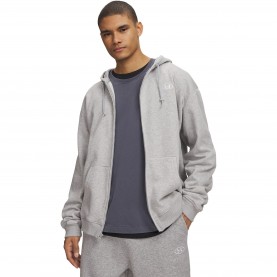 Мъжки суичър Under Armour UA Rival Fleece Full-Zip Hoodie Mens - Mod Gray Light мъжки,суичър,мъжки,горнища,с,качулка,under,armour,ua,rival,fleece,full,zip,hoodie,mens,mod,gray,light