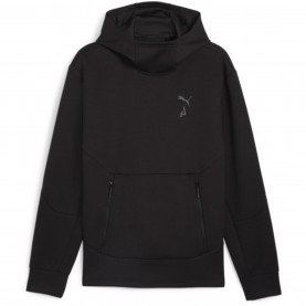 суичър,разпродажба,puma,puma,men's,logo,tech,fleece,hoodie,puma,black