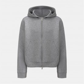 Мъжки суичър Firetrap Scuba Full Zip Hoody Mens - Grey мъжки,суичър,мъжки,горнища,с,качулка,firetrap,scuba,full,zip,hoody,mens,grey