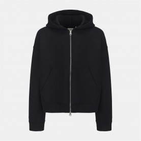 Мъжки суичър Firetrap Scuba Full Zip Hoody Mens - Black мъжки,суичър,мъжки,горнища,с,качулка,firetrap,scuba,full,zip,hoody,mens,black