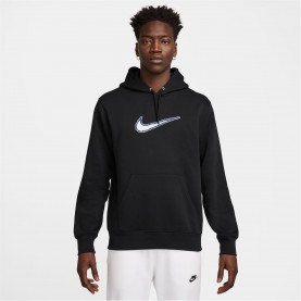 Nike Nike M Nk Clb Bb Hdy Sn99 - Black/Black/Bla разпродажба,nike,мъжки,горнища,с,качулка,nike,nike,m,nk,clb,bb,hdy,sn99,black,black,bla
