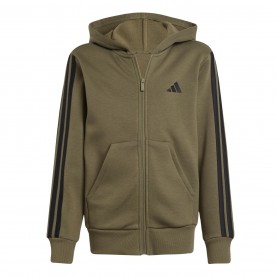 юношески,суичър,разпродажба,adidas,детски,горнища,с,качулка,adidas,3,stripe,essentials,full,zip,hoodie,juniors,khaki,black