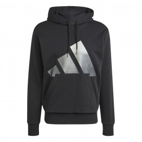 Мъжки суичър Adidas Essentials Holiday Hoodie Mens - Black мъжки,суичър,разпродажба,adidas,мъжки,горнища,с,качулка,adidas,essentials,holiday,hoodie,mens,black