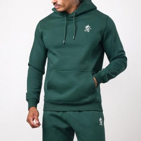 Gym King GK Fundamental Fleece Hoodie - Deep Forest Green - Dp Forest Green gym,king,gk,fundamental,fleece,hoodie,deep,forest,green,dp,forest,green