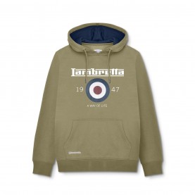 суичър,мъжки,горнища,с,качулка,lambretta,hoodie,green