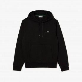 Суичър Lacoste Mens Basic Over-the-head Hoodie - Black 031 суичър,мъжки,горнища,с,качулка,lacoste,men,s,basic,over,the,head,hoodie,black,031