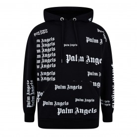 суичър,мъжки,ежедневни,облекла,мъжки,горнища,с,качулка,palm,angels,ultra,logo,hoodie,black,white