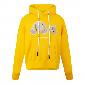 суичър,мъжки,ежедневни,облекла,palm,angels,drawstring,bear,hoodie,yellow,brown