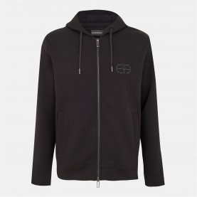 Суичър EMPORIO ARMANI Men's Zip Hoodie - Black Beauty суичър,облекла,на,разпродажба,мъжки,ежедневни,облекла,мъжки,горнища,с,качулка,emporio,armani,men's,zip,hoodie,black,beauty