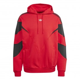 Суичър adidas Originals Mens Cutline Hoodie - Red суичър,мъжки,ежедневни,облекла,мъжки,горнища,с,качулка,adidas,originals,men,s,cutline,hoodie,red